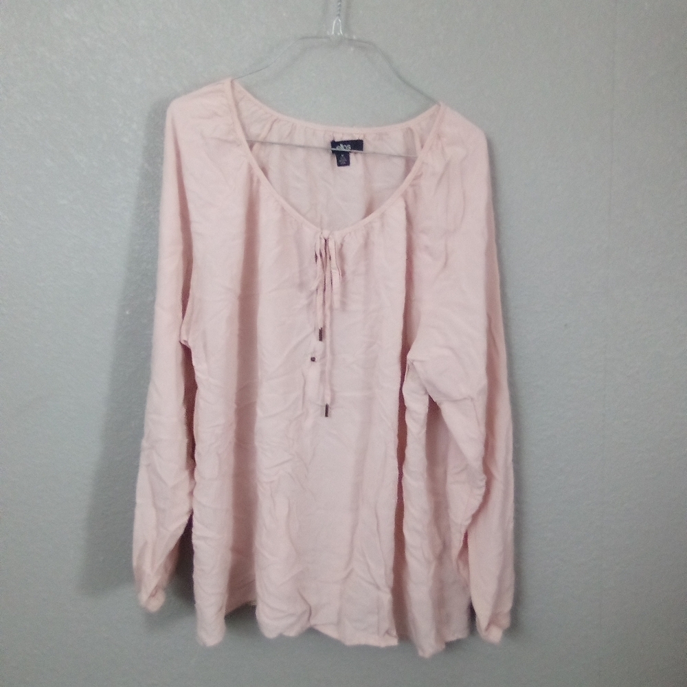 Ellos Pink Relaxed Buttoned Blouse ( Bag Z )